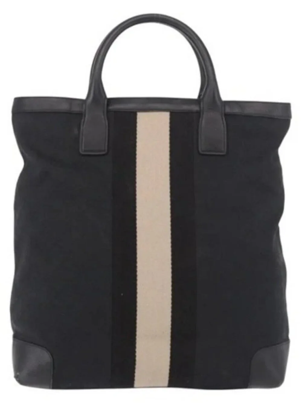 GUCCI GG Canvas Sherry Line Tote Bag Black 002 1098 Auth 187831